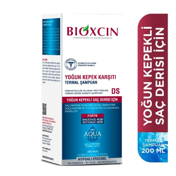 Bioxcin Aqua Thermal Yoğun Kepek Karşıtı Şampuan Ds 200ml ürün görseli 1