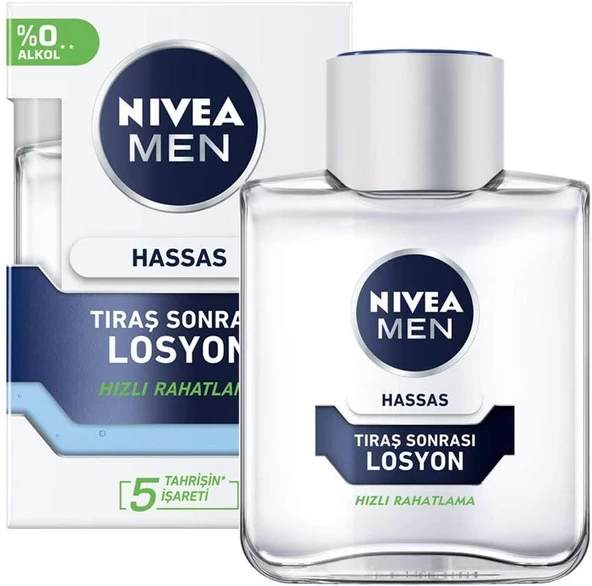 Nivea Hassas Tıraş Sonrası Losyon, 100 Ml 1 Adet ürün görseli 1