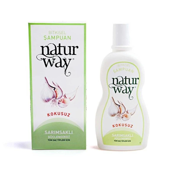 Natur Way Sarımsaklı Bitkisel Şampuan Kokusuz 500ml ürün görseli 1