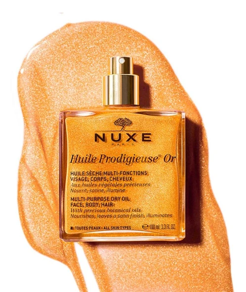 Nuxe Huile Prodigieuse Or Altın Parıltılı Kuru Yağ 100 ml ürün görseli 1