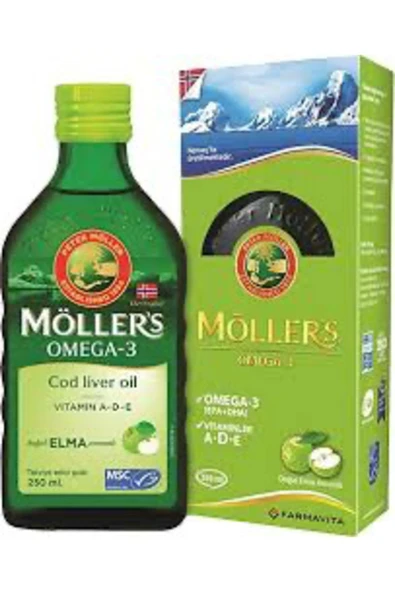 Möller’s Doğal Elma Aromalı Omg 3 Balık Yağı ürün görseli 1