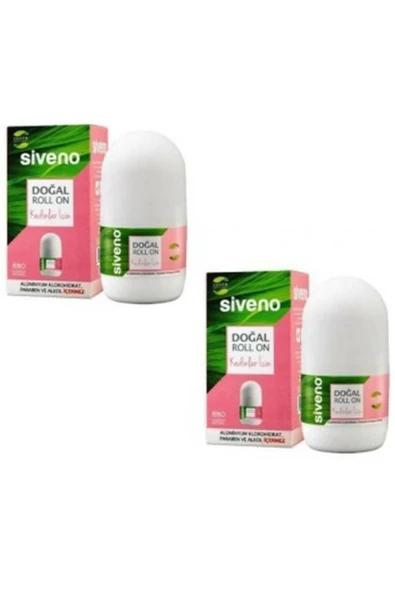 Siveno Tamamen Doğal 2'li Kadın Roll-on Seti 50 ml ürün görseli