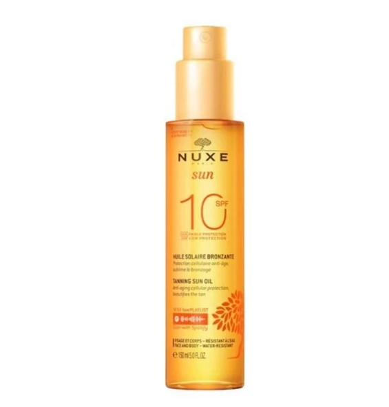 Nuxe Sun Bronzlaştırıcı Yüz ve Vücut Yağı Spf10 150ml ürün görseli