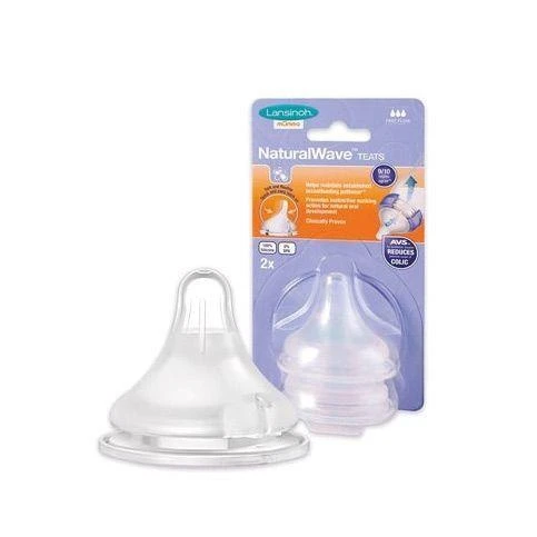 Lansinoh Natural Wave Biberon Emziği - Hızlı Akış 2 Adet ürün görseli