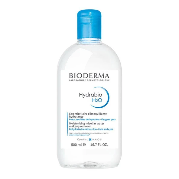 Bioderma Hydrabio H2O Yüz ve Makyaj Temizleme Suyu 500 ml - Diş Beyazlatıcı Köpük ürün görseli 1