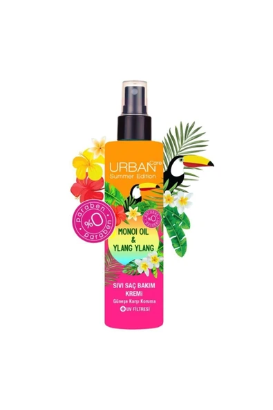 MONOİ OİL & YLANG YLANG AFTER SUN PROTECTİVE LİQUİD HAİR CARE CREAM 200 ML DKHAİR470 - Resim 3