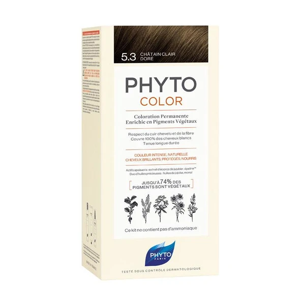 Phyto Phytocolor Bitkisel Saç Boyası - 5.3 - Açık Kestane Dore ürün görseli