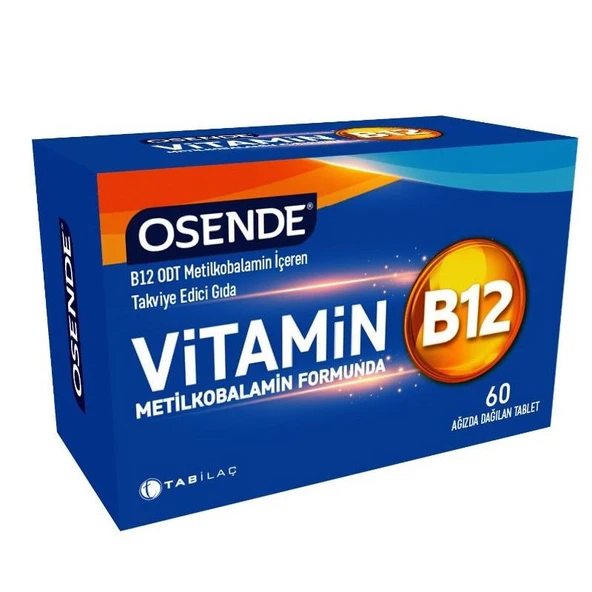 Osende Metilkobalamin B12 60 Tablet ürün görseli