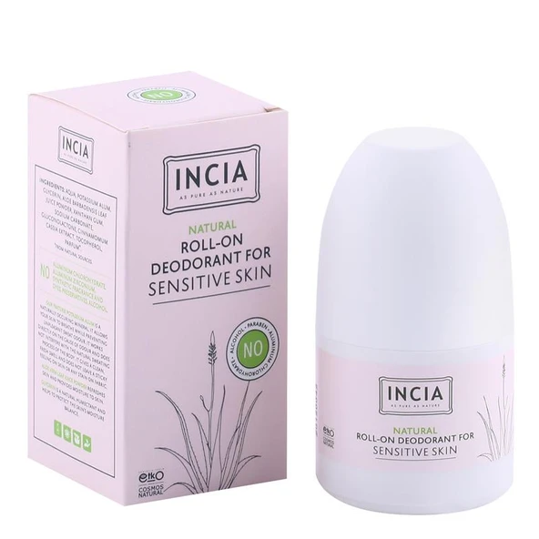 INCIA Hassas Ciltler İçin Roll On Deodorant 50 ml ürün görseli 1