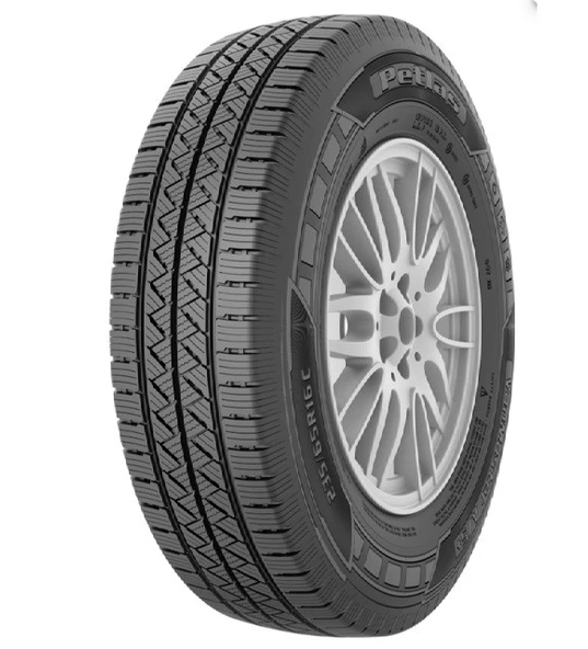 Petlas 195/60 R16 C TL 99/97T 6PR VANMASTER + A/S Kamyonet Dört Mevsim Lastiği (Üretim Tarihi:2025) ürün görseli 1