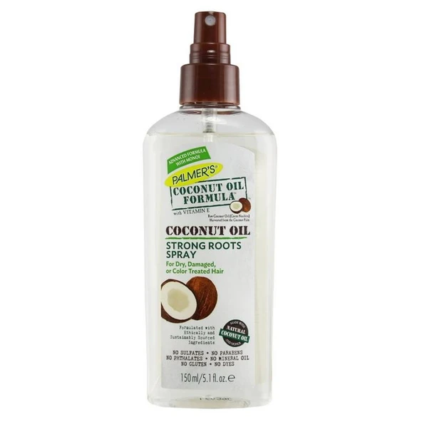 Palmers Coconut Oil Formula Strong Roots Spray 150ml ürün görseli 1