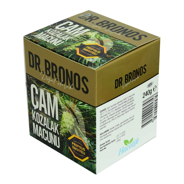 Dr. Bronos Çam Kozalak Macunu Doğal Propolisli 240 Gr - Resim 4