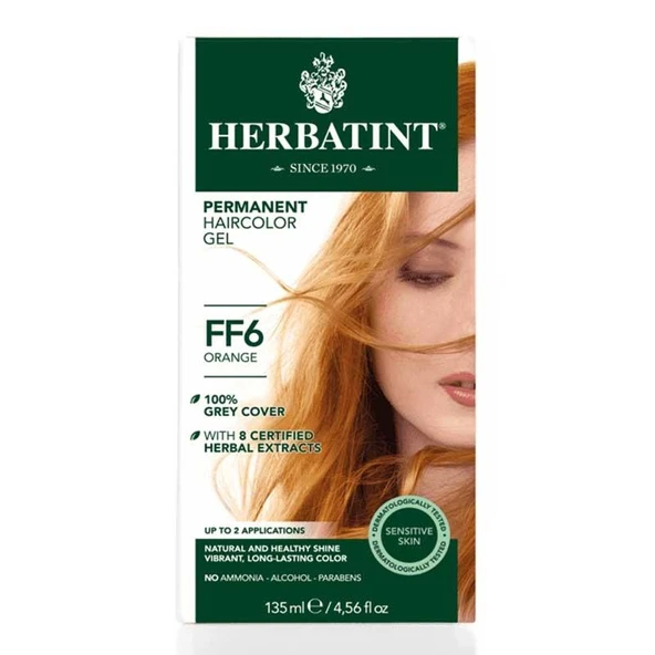 Herbatint Saç Bitkisel Boyası FF6 Orange ürün görseli