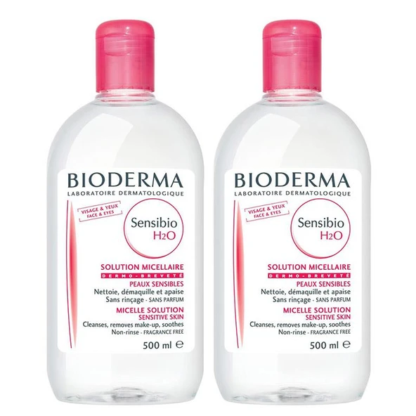 Bioderma Sensibio H2O İkili Set 500 ml + 500 ml ürün görseli 1