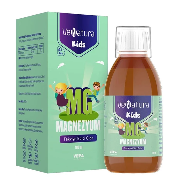 VeNatura Kids Magnezyum Takviye Edici Gıda 100 ml ürün görseli 1