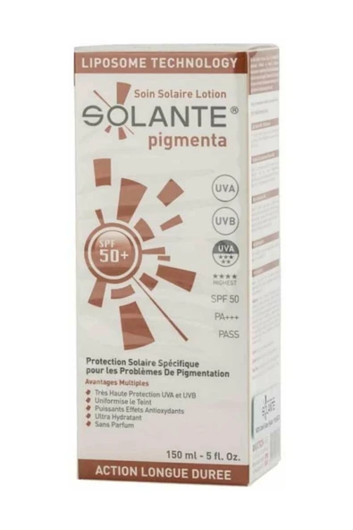 Solante  Koyu Lekelere Karşı Güneş Losyonu Spf 50+ 150 ml ürün görseli