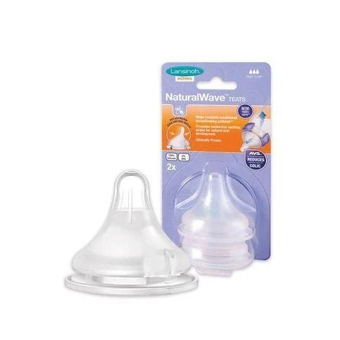 Lansinoh Natural Wave Biberon Emziği - Yavaş Akış ürün görseli 1