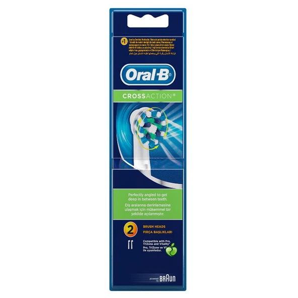 Oral-b Cross Action Diş Fırçası Yedek Başlığı 2 Adet ürün görseli