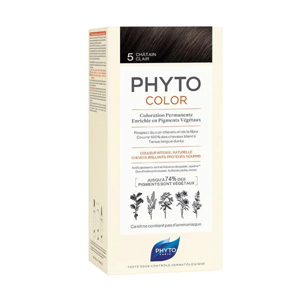 Phyto Phytocolor Bitkisel Saç Boyası - 5 - Açık Kestane ürün görseli