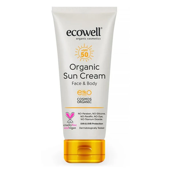 Ecowell Organik Güneş Kremi Spf 50 110 gr ürün görseli