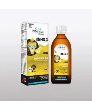 Zade Vital Miniza Omega 3 - Balık Yağı İçeren Sıvı Takviye Edici Gıda 150 ml ürün görseli