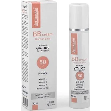 Dermoskin Spf50 BB Cream 50 ml ürün görseli 1