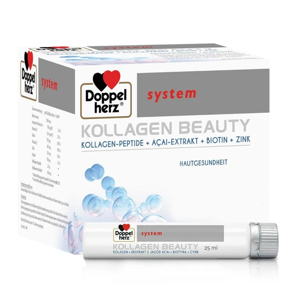 Doppel Herz System Kollagen Beauty İçeren Takviye Edici Gıda 30 x 25 ml ürün görseli 1