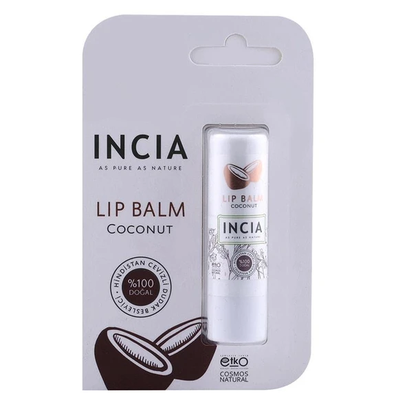 INCIA Doğal Hindistan Cevizli Dudak Besleyici 6gr ürün görseli 1