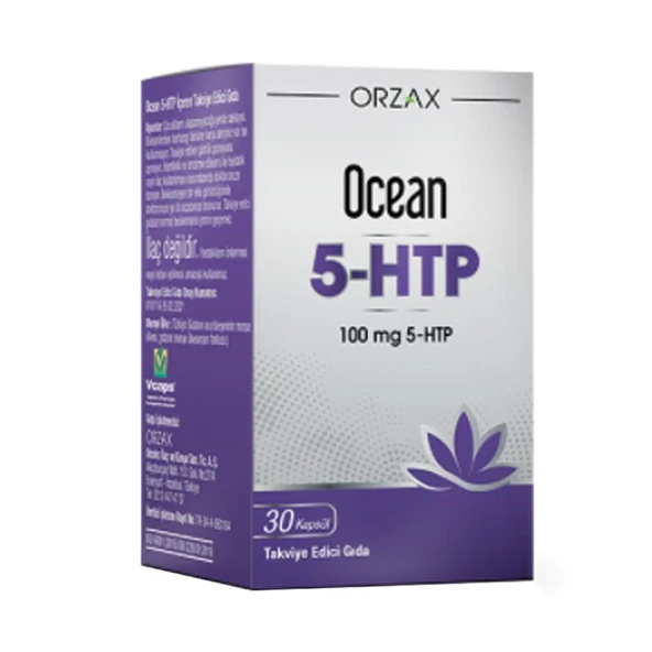 Orzax Ocean 5-HTP Takviye Edici Gıda 30 Kapsül ürün görseli