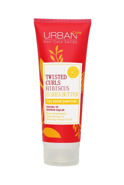 Twisted Curls Hibiscus & Shea Butter Kıvırcık Saçlar Için Şampuan 250ml - Resim 2