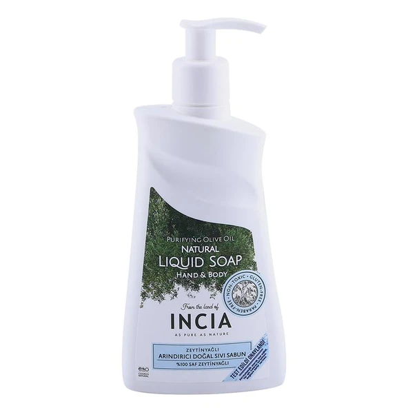 INCIA Arındırıcı Zeytinyağlı Sıvı Sabun 250ml ürün görseli 1