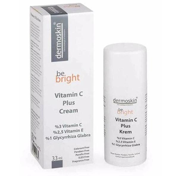 Dermoskin Be Bright Vitamin C Plus Krem 33 ML - Diş Beyazlatıcı Köpük Hediye ürün görseli 1
