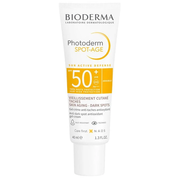 Bioderma Photoderm Spot Age Spf 50 + Güneş Koruyucu Jel 40 ml - Diş Beyazlatıcı Köpük Hediye