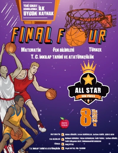 Newton Yayınları 8. Sınıf İlk Dönem All Star Final Four Test Kitabı