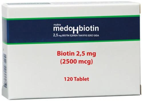 Dermoskin Medohbiotin Biotin 2,5mg 120 Tablet ürün görseli