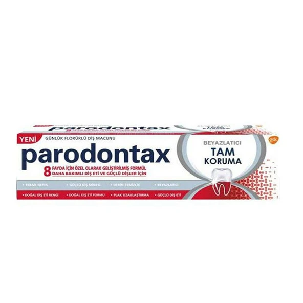 Parodontax Beyazlatıcı Tam Koruma Diş Macunu 75 ml ürün görseli