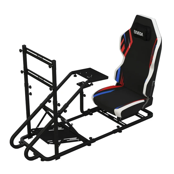 EXVEGA Sim Racing Yarış Simülatörü Kokpiti SR01 - 5