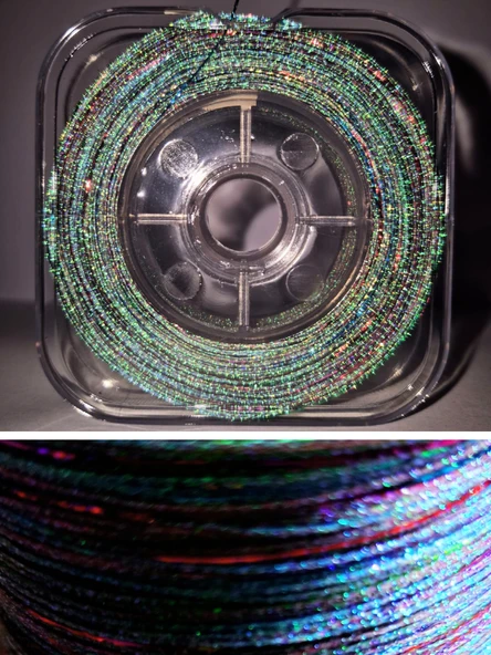 Eagenset Hazır Çapari Kombini Damla Simli Boru Sim Çok Renkli BSCR01 Makarada - Resim 4