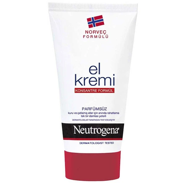 Neutrogena Parfümsüz El Kremi 75 ml ürün görseli 1
