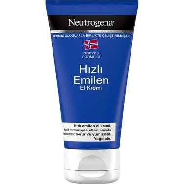 Neutrogena Norveç Formülü Hızlı Emilen El Kremi, 75 ml - Diş Beyazlatıcı Köpük Hediye