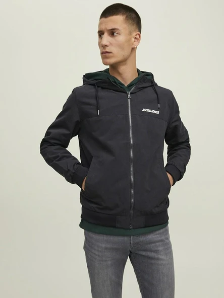 Jack Jones Rush Hood Bomber Erkek Ceket 12200208 - 1