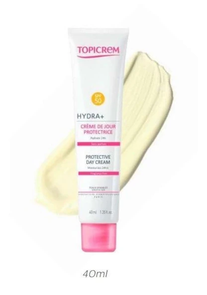 Topicrem Hydra+ SPF50 Protective Day Cream 40 ml ürün görseli 1