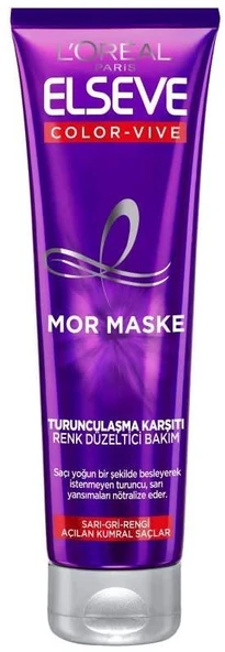 L'Oréal Paris Elseve Turunculaşma Karşıtı Renk Düzeltici Mor Maske ürün görseli 1