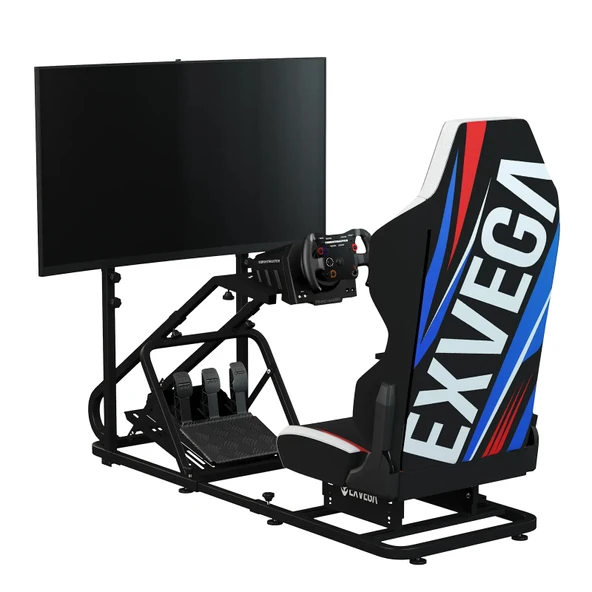 EXVEGA Sim Racing Yarış Simülatörü Kokpiti SR01 - 1