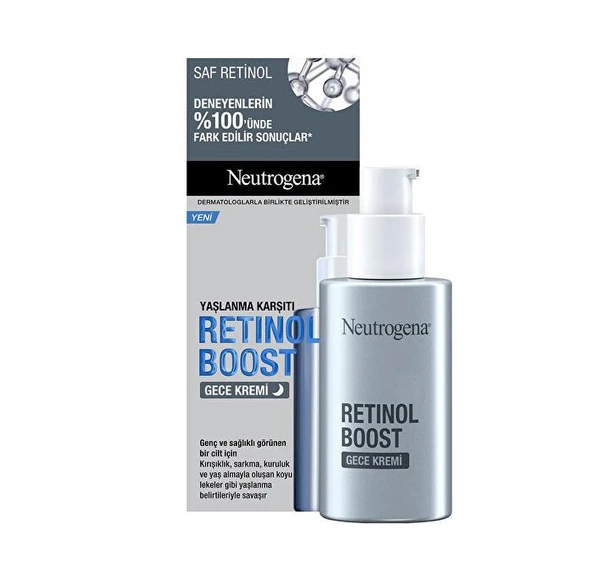 Neutrogena Retinol Boost Yaşlanma Karşıtı Gece Kremi 50 ML