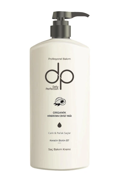 DP Organik Hindistan Cevizi Yağı Profesyonel Keratin Biotin Saç Bakım Kremi 500 ml
