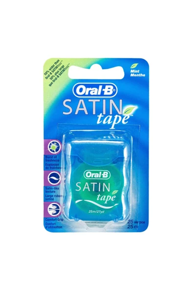 Satin Tape Diş İpi 25 m ürün görseli 1