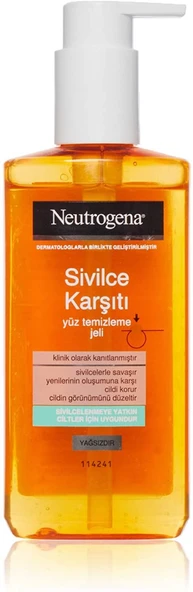 Neutrogena Visibly Clear Sivilce Karşıtı Yüz Temizleme Jeli, 200 ml ürün görseli 1