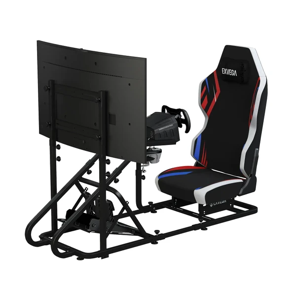 EXVEGA Sim Racing Yarış Simülatörü Kokpiti SR01 - 3