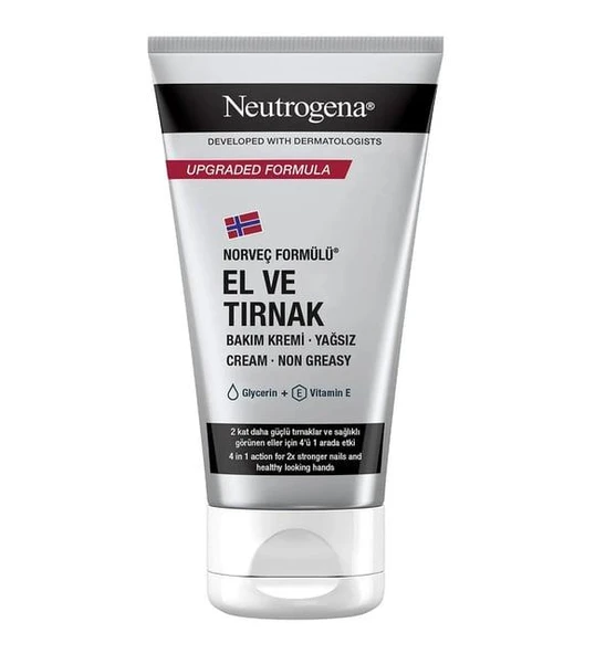Neutrogena Norveç Formülü El & Tırnak Bakım Kremi, 75 ml - Diş Beyazlatıcı Köpük Hediye ürün görseli 1